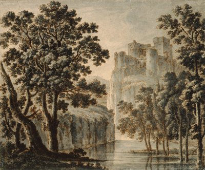 Castle in a Classical Landscape by Robert Adam
